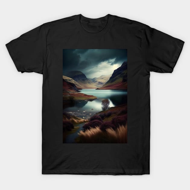 Great Britain Landscape T-Shirt by unrealartwork